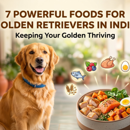 Best Food for Golden Retrievers in India – 7 Powerful Foods That Keep Your Golden Retriever Thriving