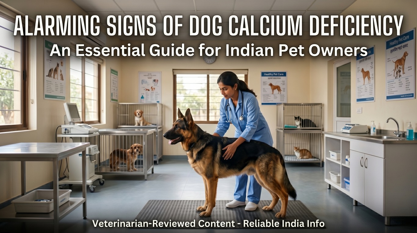 You are currently viewing Dog Calcium Deficiency Signs in India Dogs Every Indian Owner Must Know – Alarming !